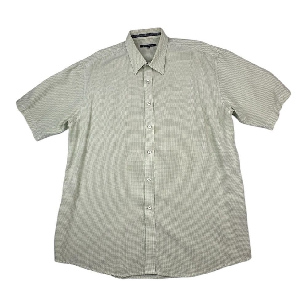 Britches Green Short Sleeve Button Down Shirt Size XL